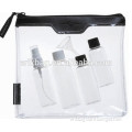 Toiletry Travel Bottle Set with Clear PVC Zipper Bag